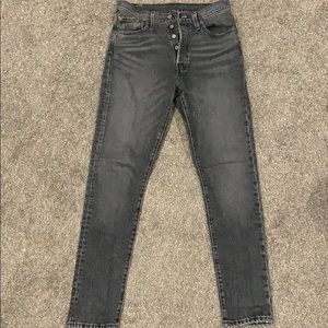 Levis 501 high waist jeans